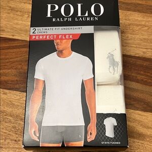 Polo Ralph Lauren Perfect Flex White Tee 2 pack